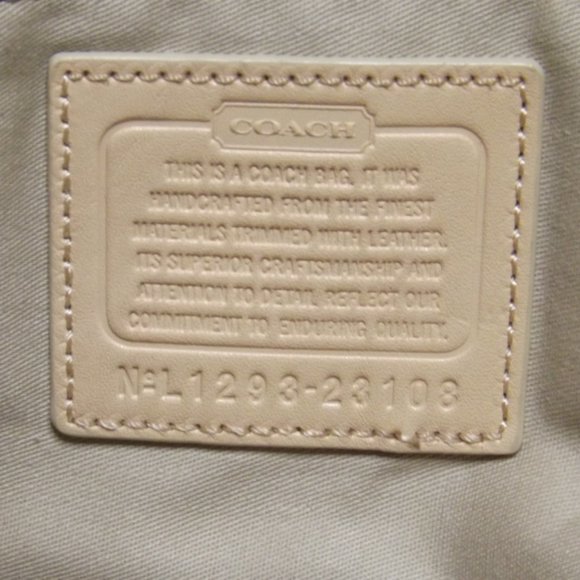 Coach Legacy Weekend Ticking Stripe Large Bag - Picture 11 of 12